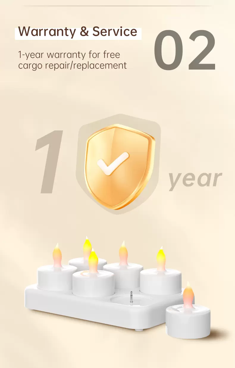 Wiederaufladbare Kerzenlichter