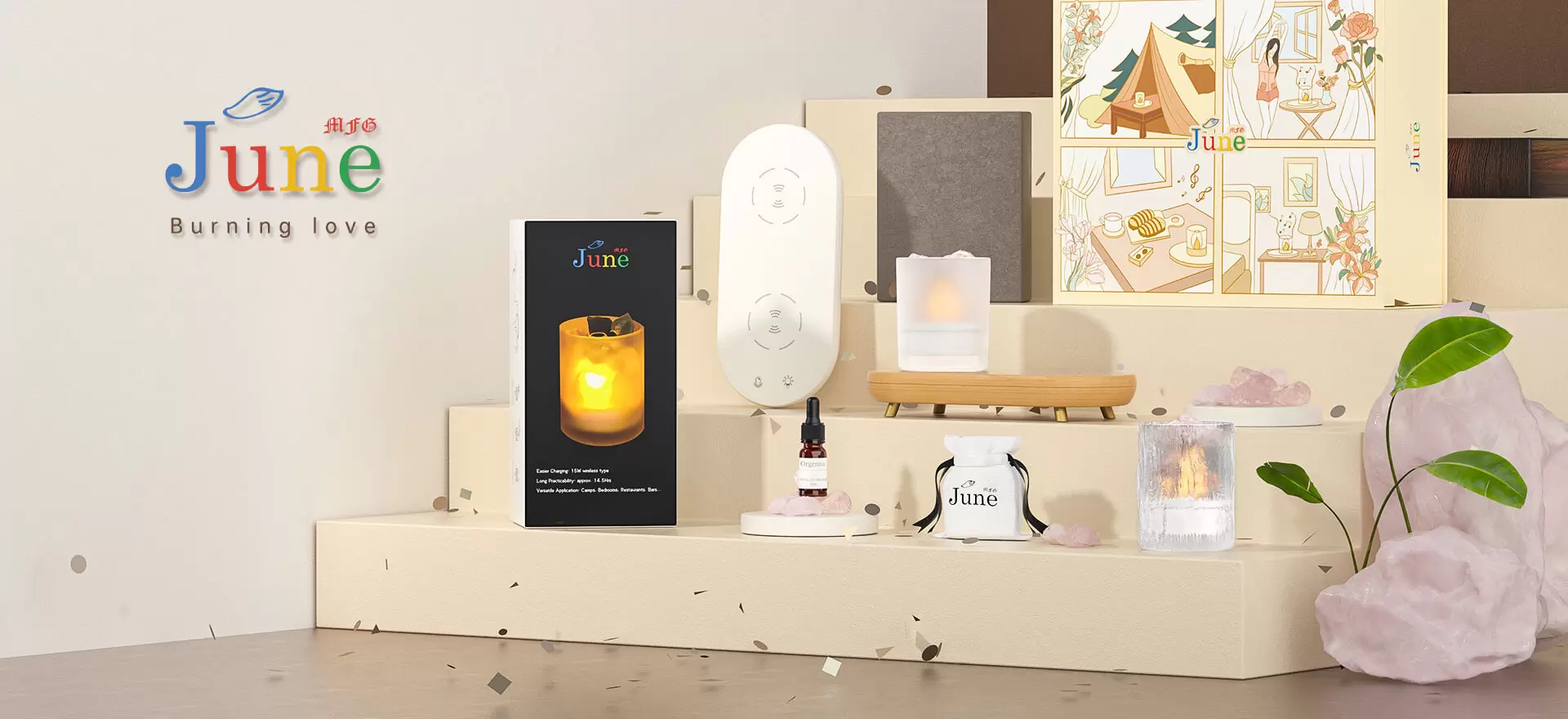 Kerzenw&auml;rmerlampe