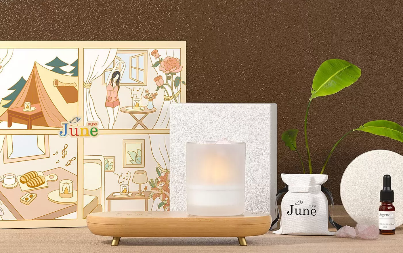 Kerzenw&auml;rmerlampe